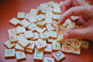 scrabble board